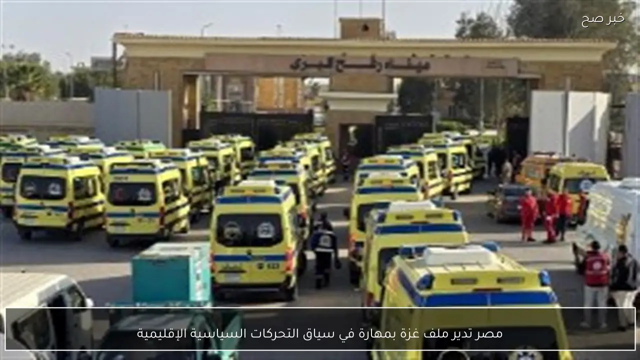 مصر تدير ملف غزة بمهارة في سياق التحركات السياسية الإقليمية