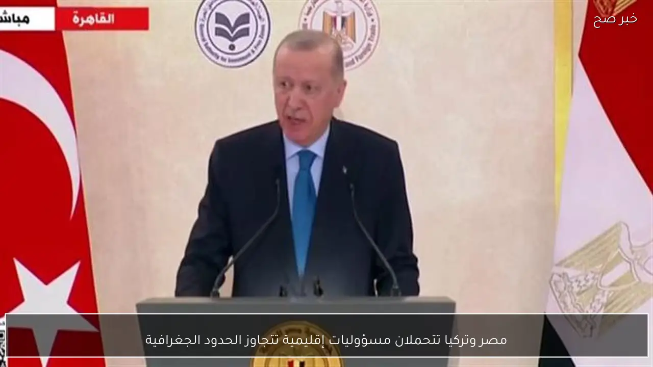 مصر وتركيا تتحملان مسؤوليات إقليمية تتجاوز الحدود الجغرافية