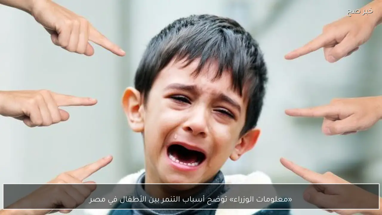 «معلومات الوزراء» توضح أسباب التنمر بين الأطفال في مصر