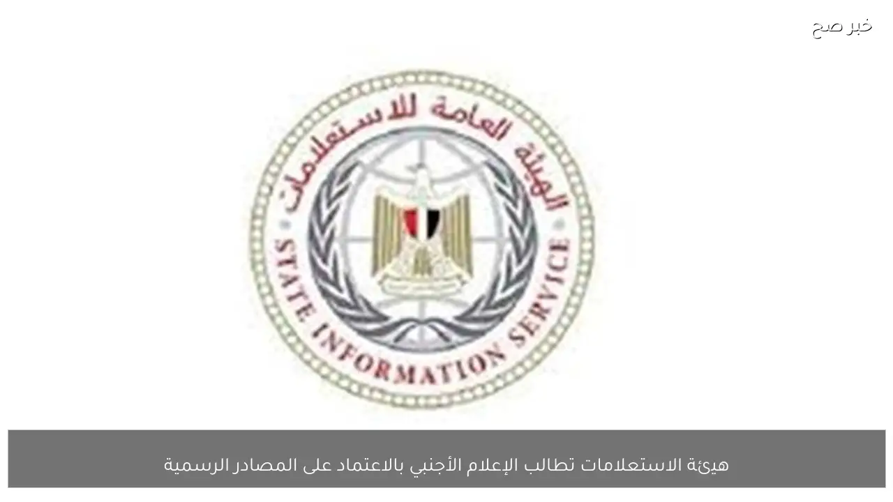 هيئة الاستعلامات تطالب الإعلام الأجنبي بالاعتماد على المصادر الرسمية