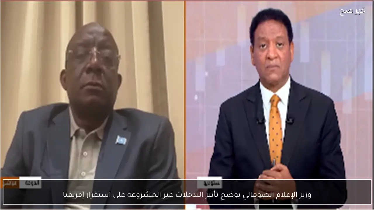 وزير الإعلام الصومالي يوضح تأثير التدخلات غير المشروعة على استقرار إفريقيا