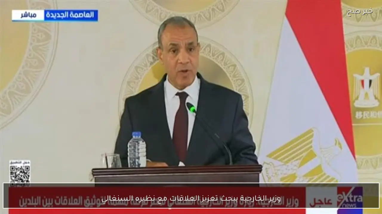 وزير الخارجية يبحث تعزيز العلاقات مع نظيره السنغالي