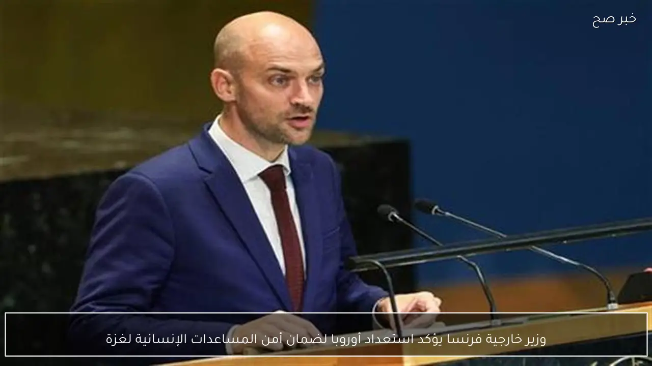 وزير خارجية فرنسا يؤكد استعداد أوروبا لضمان أمن المساعدات الإنسانية لغزة