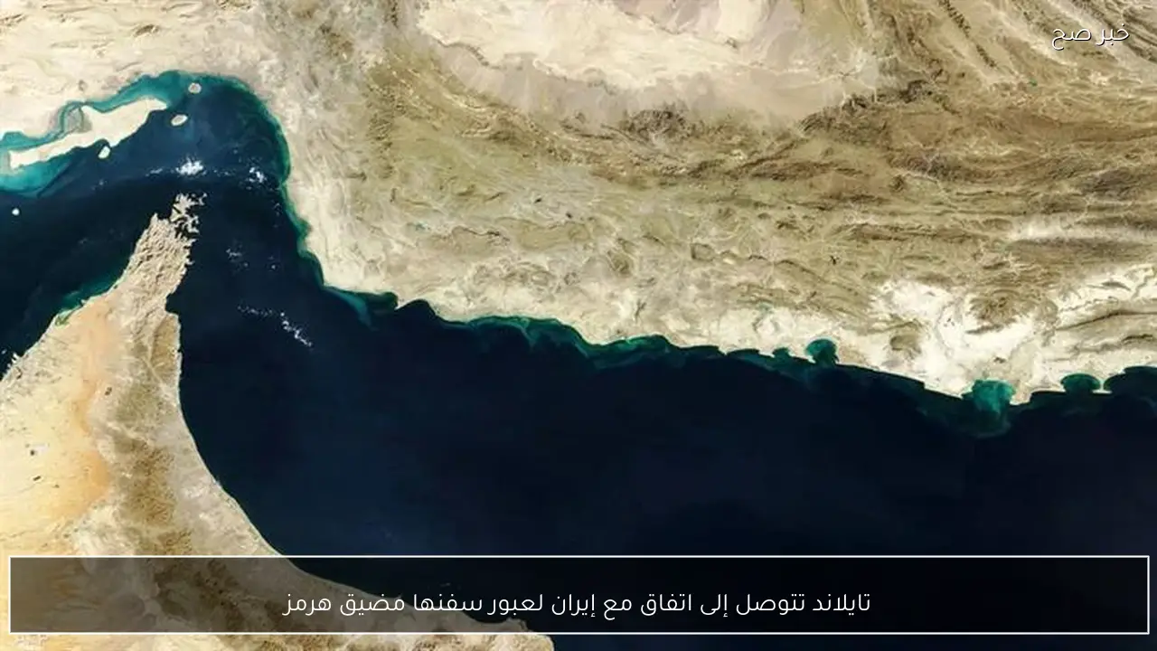 تايلاند تتوصل إلى اتفاق مع إيران لعبور سفنها مضيق هرمز