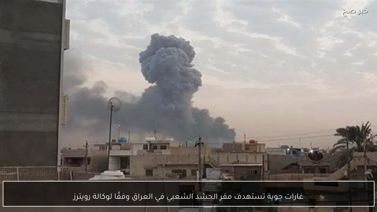 غارات جوية تستهدف مقر الحشد الشعبي في العراق وفقًا لوكالة رويترز