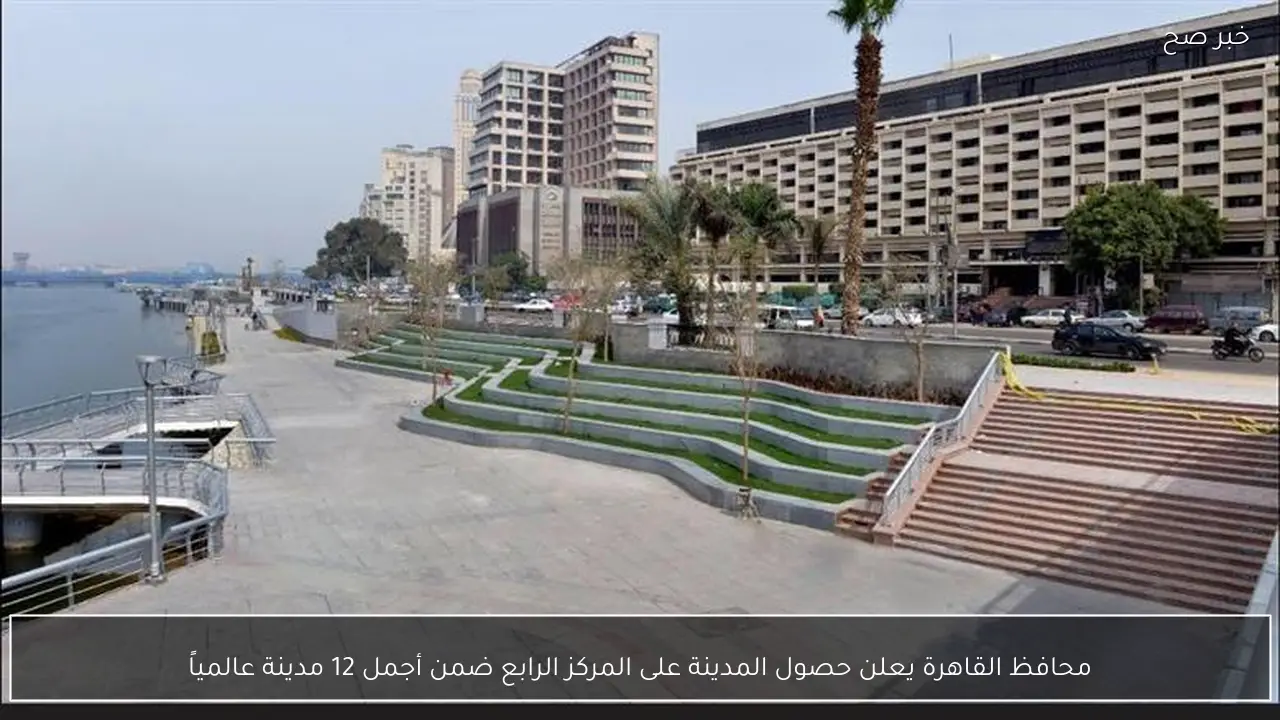 محافظ القاهرة يعلن حصول المدينة على المركز الرابع ضمن أجمل 12 مدينة عالمياً