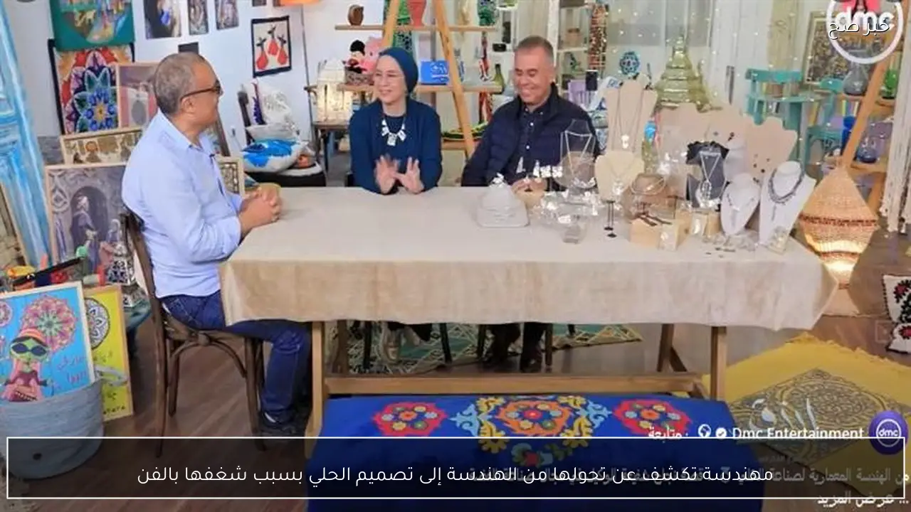 مهندسة تكشف عن تحولها من الهندسة إلى تصميم الحلي بسبب شغفها بالفن